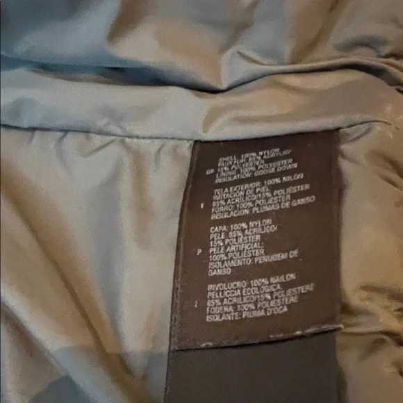 The North Face Pink Down Puffer Vest with Faux Fur Trim - Picture 9 of 12